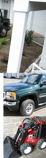 Mowers, Excavator, and other landscape tools